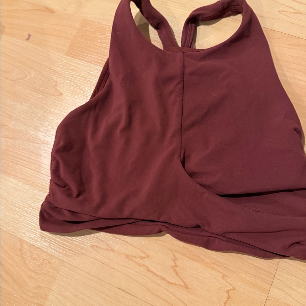 lululemon athletica Sports Bra in Burgundy